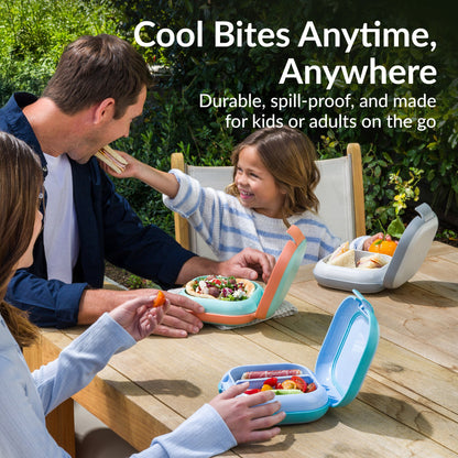 Bentgo® Chill Mini Lunch Box - Seaside Papaya | Leak-Proof Lunch Box Design, Microwave Safe Tray, Dishwasher Safe Tray (Top Rack Only), And Made With PFAS & BPA-Free Materials