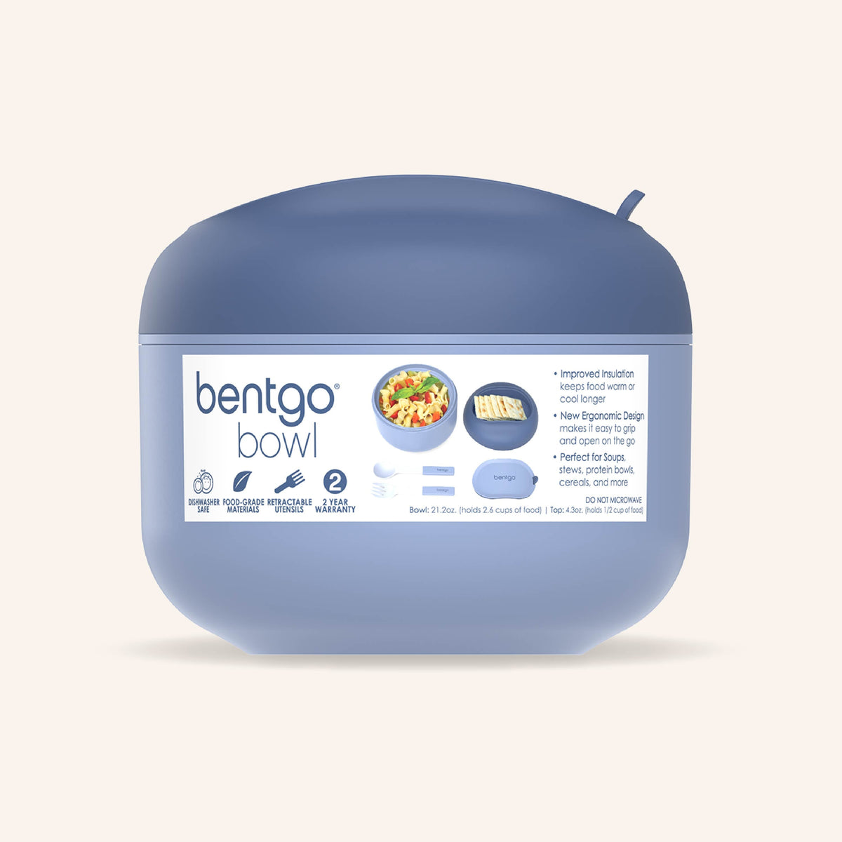 Bentgo® Bowl (2-Pack) - Slate | Packaging
