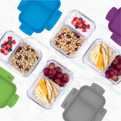 Bentgo Glass Snack Container - Gray