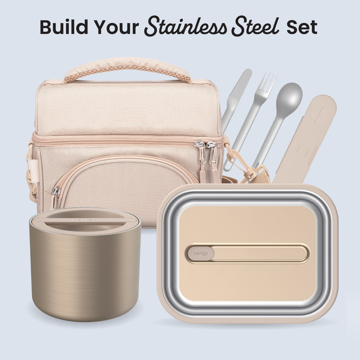 Bentgo® Stainless Steel Insulated Food Container - Gold | Build Your Stainless Steel Set